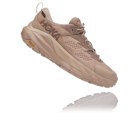 Hoka One One Kaha Low GORE-TEX - Adidasi Alergare Dama Simply Taupe / Bungee Cord | RO-gVcL2Yi